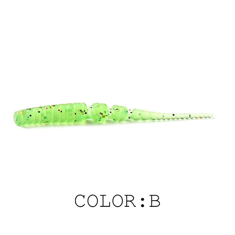 Soft Worm Fishing Lures – Polaris Sinking Bait for Bass, Trout & More | Soft Plastic Pesca Baits