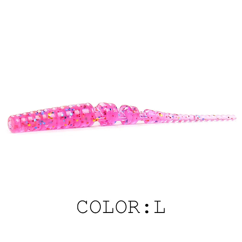 Soft Worm Fishing Lures – Polaris Sinking Bait for Bass, Trout & More | Soft Plastic Pesca Baits