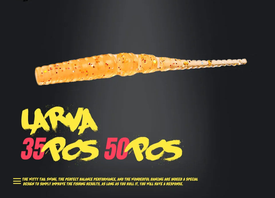 Soft Worm Fishing Lures – Polaris Sinking Bait for Bass, Trout & More | Soft Plastic Pesca Baits