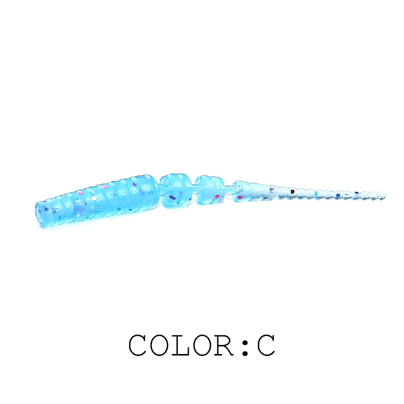Soft Worm Fishing Lures – Polaris Sinking Bait for Bass, Trout & More | Soft Plastic Pesca Baits