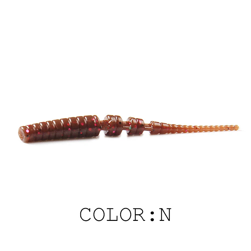 Soft Worm Fishing Lures – Polaris Sinking Bait for Bass, Trout & More | Soft Plastic Pesca Baits