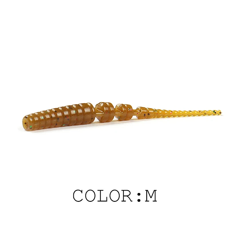 Soft Worm Fishing Lures – Polaris Sinking Bait for Bass, Trout & More | Soft Plastic Pesca Baits