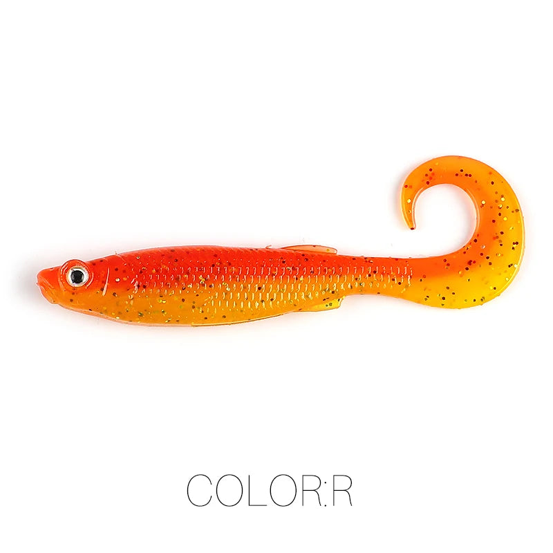 Soft Bait Fishing Lures – 5cm/6.5cm with 3D Eyes for Pike, Zander & Predator Fishing