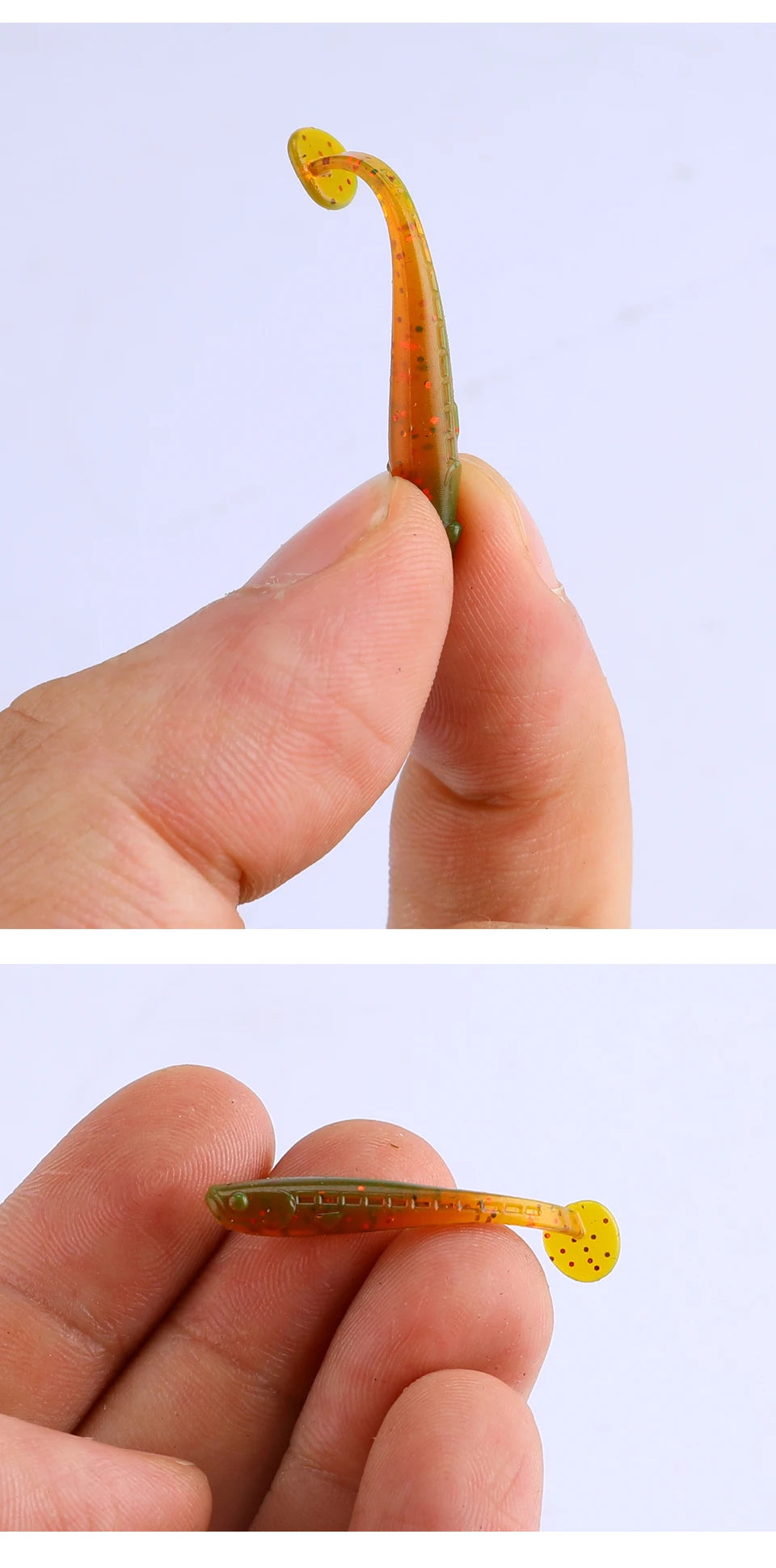 Soft Minnow Fishing Lures – 4cm (30pcs) & 2.7cm (50pcs) – Sinking Tremor Bait