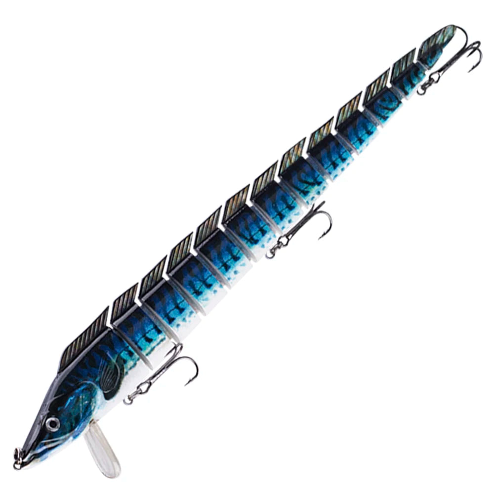 Lifelike S-Shape Jointed Swimbait – 9” 1.48oz Eel Fishing Lure | Ultimate Realistic Action for Trophy Catches