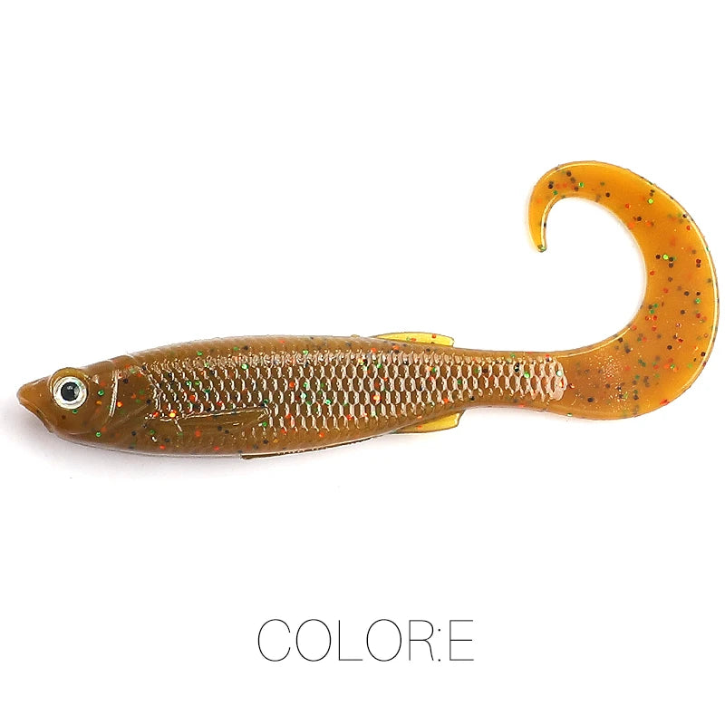 Soft Bait Fishing Lures – 5cm/6.5cm with 3D Eyes for Pike, Zander & Predator Fishing