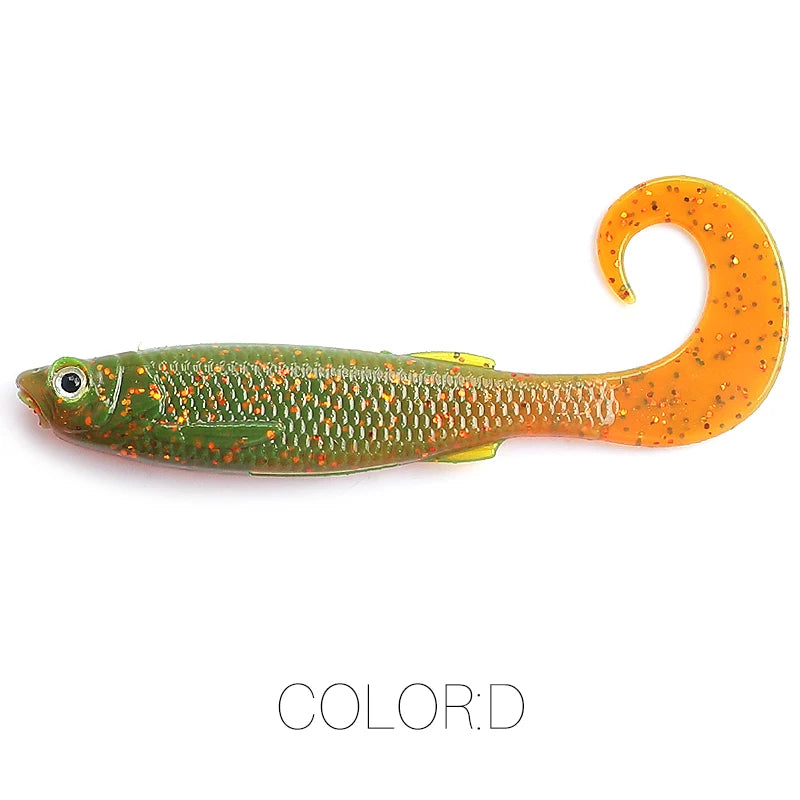 Soft Bait Fishing Lures – 5cm/6.5cm with 3D Eyes for Pike, Zander & Predator Fishing