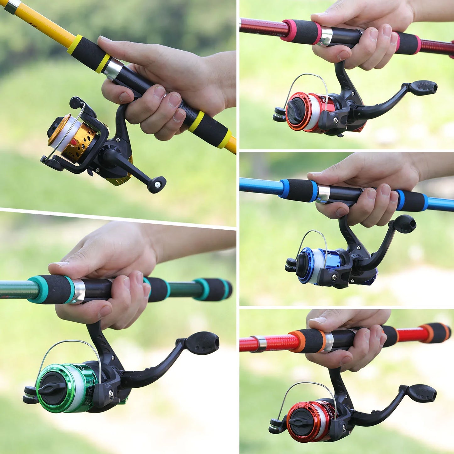 Spinning Fishing Rod & Reel Combo – 1.8M Telescopic Rod, 5.2:1 3BB Reel, 5kg Max Drag – Full Fishing Kit