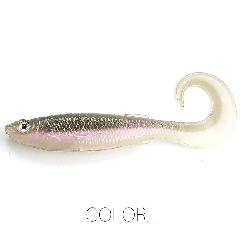 Soft Bait Fishing Lures – 5cm/6.5cm with 3D Eyes for Pike, Zander & Predator Fishing