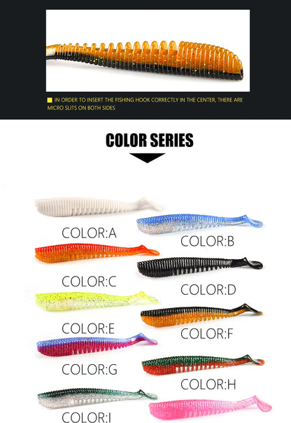Soft Fishing Lures – 5cm, 8cm, 9.5cm, 11cm | Artificial Bait for Pike & Predators | Premium Tackle