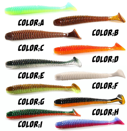 Impact Ring Soft Fishing Lure – 63mm, 80mm, 97mm | Swimbait & Jigging Bait for Freshwater & Saltwater