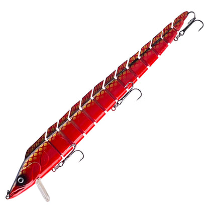 Lifelike S-Shape Jointed Swimbait – 9” 1.48oz Eel Fishing Lure | Ultimate Realistic Action for Trophy Catches