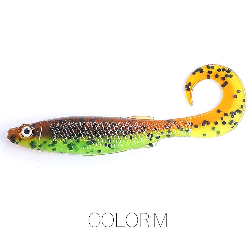 Soft Bait Fishing Lures – 5cm/6.5cm with 3D Eyes for Pike, Zander & Predator Fishing