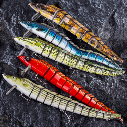 Lifelike S-Shape Jointed Swimbait – 9” 1.48oz Eel Fishing Lure | Ultimate Realistic Action for Trophy Catches