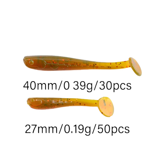 Soft Minnow Fishing Lures – 4cm (30pcs) & 2.7cm (50pcs) – Sinking Tremor Bait